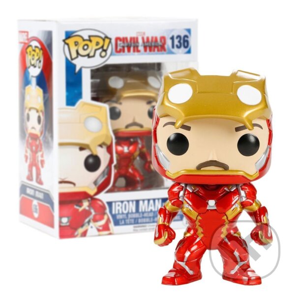 Funko POP! Iron Man (unmasked) (Funko). Funko, 2018