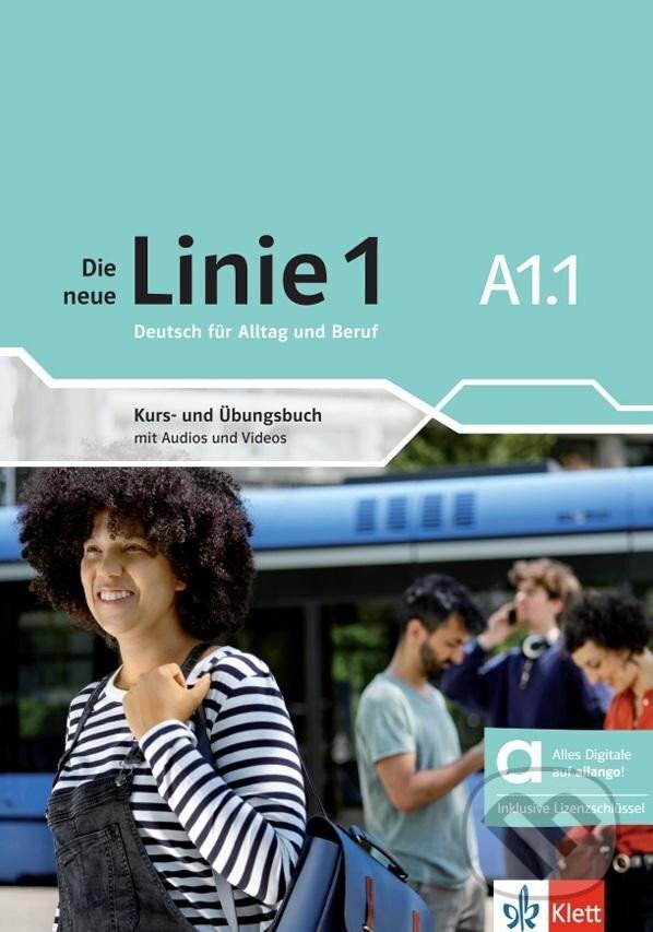 Levně Die neue Linie 1 - A1.1 - Hybride Ausgabe - Kurs./Übungsbuch + MP3/Video allango.net + Lizenz (24 Monate)