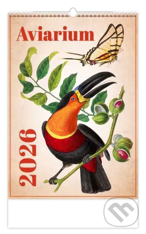 Levně Nástěnný kalendář Aviarium 2026