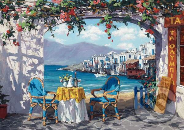 Levně Rendezvous auf Mykonos - Sam Park - puzzle z kategorie Umelecké