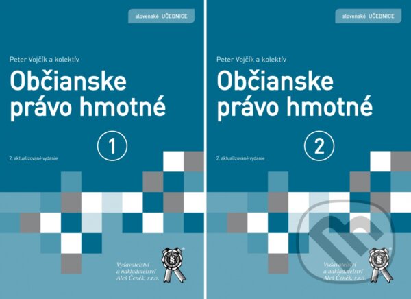 Kniha: Občianske právo hmotné (1.+ 2. diel) (Peter Vojčík a kolektív). Aleš Čeněk, 2018