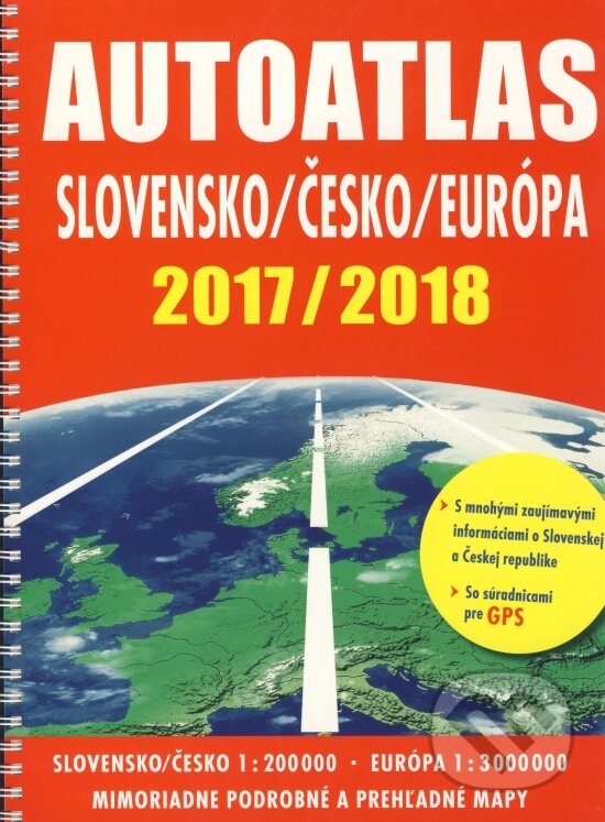Autoatlas Slovensko/Česko/Európa 2017/2018, Naumann & Göbel