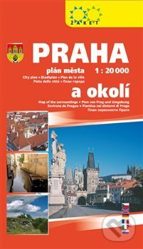 Levně Praha plán města a okolí 2018 (1:20 000 a 1:90 000)
