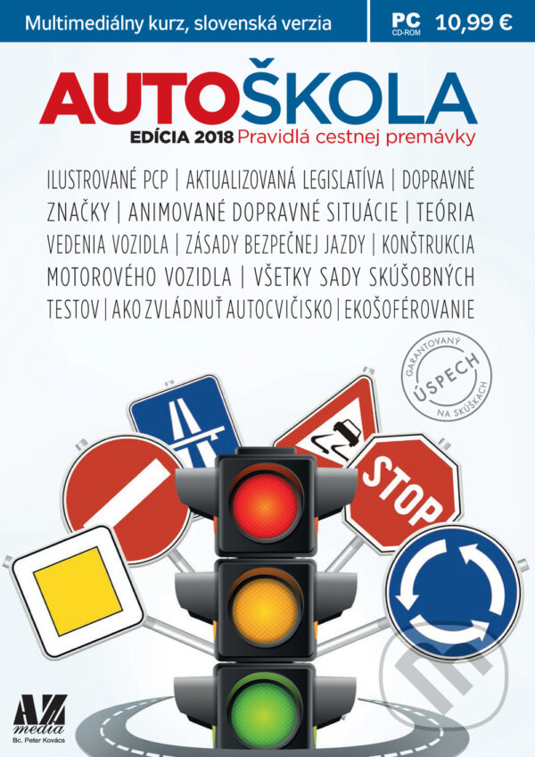 Levně Autoškola (Multimediálny kurz CD-ROM) (Pravidlá cestnej premávky)