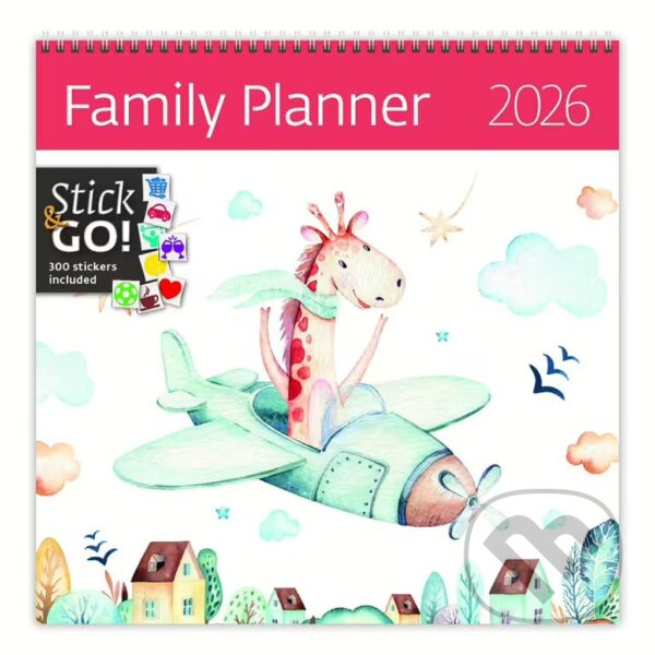 Levně Nástěnný kalendář Family Planner 2026