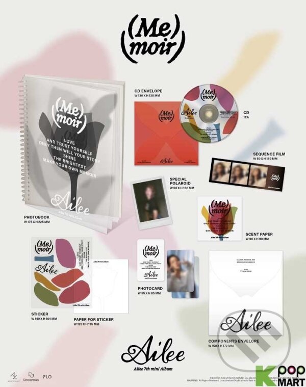 Levně Ailee: (Me)Moir / Photo Card(S) Sticker(S) Polaroid(S)