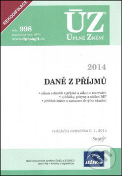 Kniha: ÚZ 998 Daně z příjmů (Sagit). Sagit