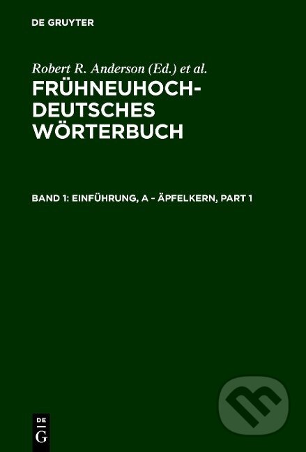 Kniha: Einführung, a - äpfelkern (Oskar Reichmann). De Gruyter, 1989