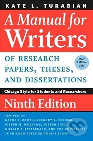 Levně A Manual for Writers of Research Papers, Theses, and Dissertations - kniha z kategorie Humanitné a spoločenské vedy