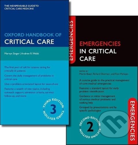 Levně Oxford Handbook of Critical Care Third Edition and Emergencies in Critical Care Second Edition Pack - kniha z kategorie Medicína