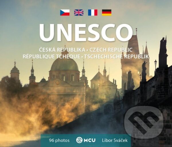 Česká republika UNESCO - malá/česky, anglicky, francouzsky, německy