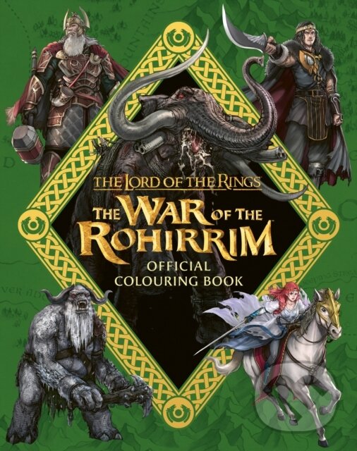 Kniha The Lord of the Rings: The War of the Rohirrim Official Colouring Book
