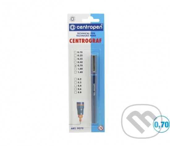 CENTROPEN technické trubičkové pero 0.7mm (Centropen). Centropen