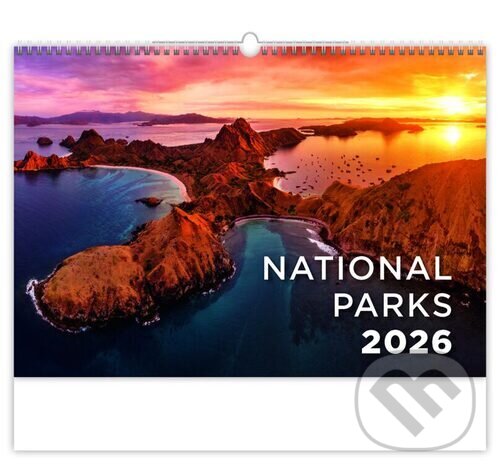 Levně Nástěnný kalendář National Parks 2026 (univerzální kalendárium)