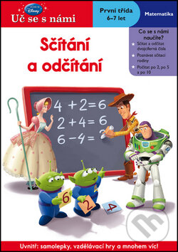 Kniha: Uč se s námi Sčítání a odčítání (Walt Disney). Egmont SK, 2012