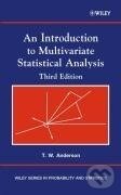Kniha: Multivariate Statistical Analy (Anderson). John Wiley & Sons, 2003