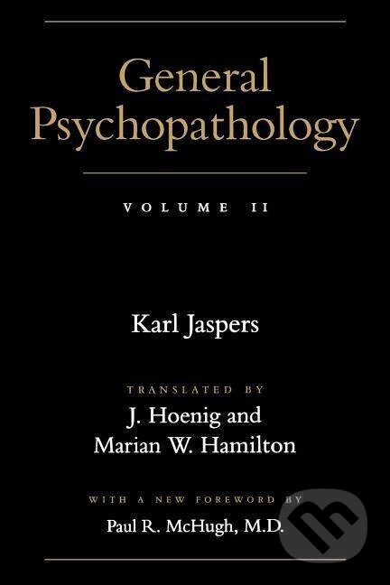 Levně General Psychopathology - Karl Jaspers - kniha z kategorie Psychiatria