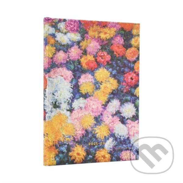D2025/26 Monet´s Chrysanthemums Midi HOR (Paperblanks). Paperblanks, 2025