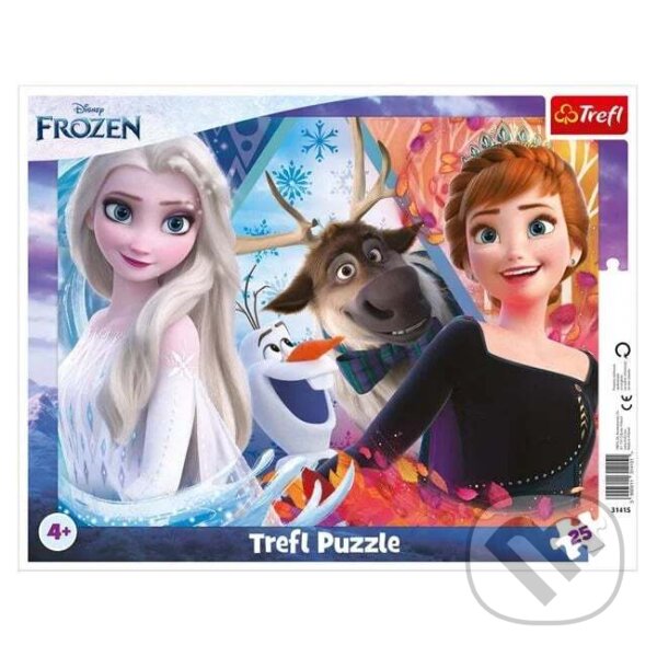 Levně Puzzle rámkové 25 Frozen 2 - puzzle z kategorie 15 – 60 dielikov