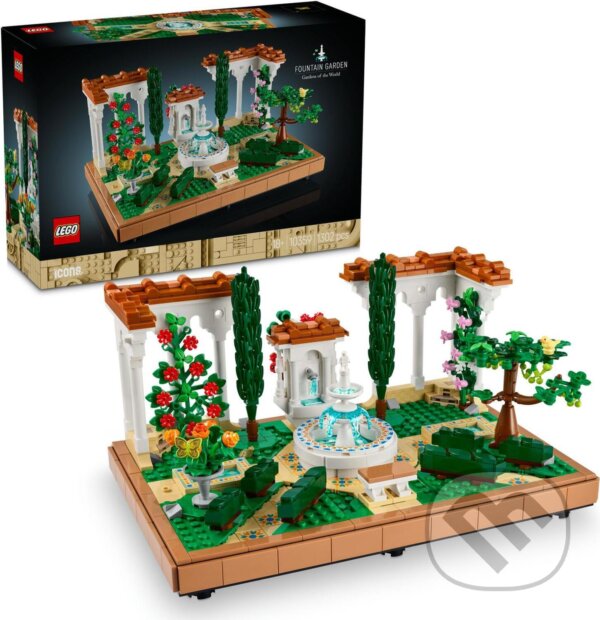 Levně LEGO® Icons 10359 Záhrada s fontánou - hra z kategorie Ostatné