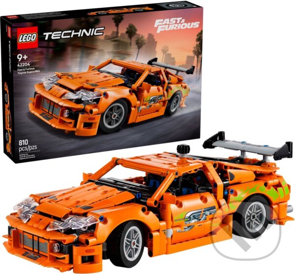Spoločenská hra: LEGO® Technic 42204 Fast and Furious Toyota Supra MK4 (LEGO). LEGO, 2025