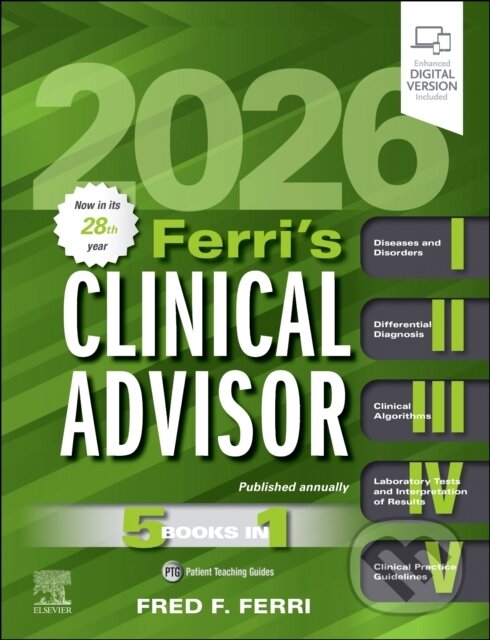 Levně Ferri's Clinical Advisor 2026 (5 Books in 1) - Fred F. Ferri - kniha z kategorie Medicína
