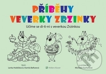 Kniha Příběhy veverky Zrzinky. Učíme se di-ti-ni s veverkou Zrzinkou