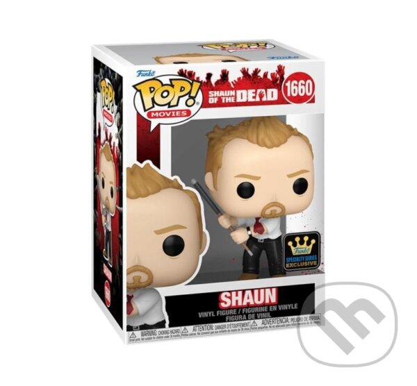 Levně Funko POP Movies: Shaun of the Dead - Shaun (s možností CHASE verze) #1660