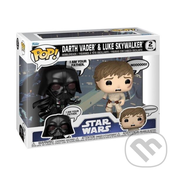Levně Funko POP Sayings: Star Wars - Darth Vader & Luke Skywalker