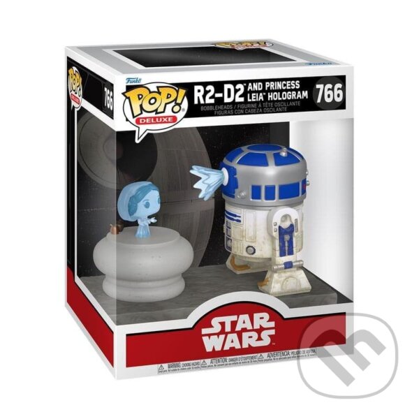 Levně Funko POP Deluxe: Star Wars - R2-D2 and Princess Leia Hologram #766