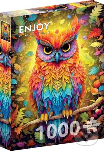Levně Podzimní sova - puzzle z kategorie Umelecké