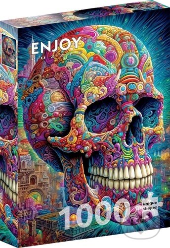 Levně Originální lebka - puzzle z kategorie Umelecké