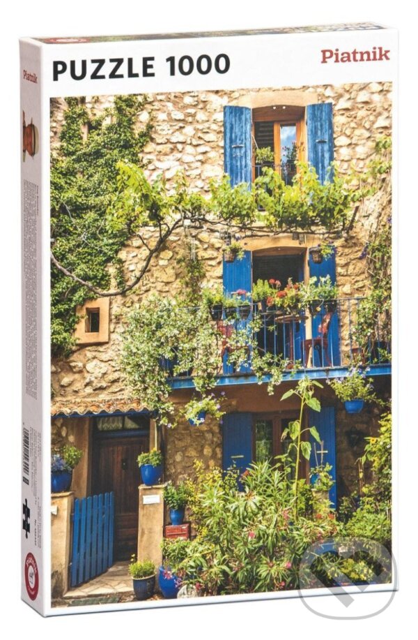 Levně Modrý balkon - puzzle z kategorie Umelecké