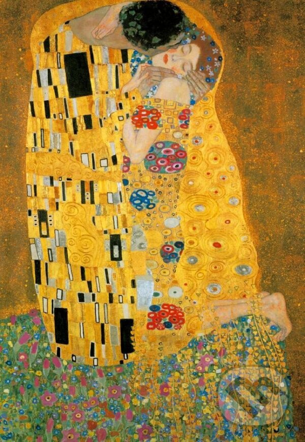 Levně Klimt: Polibek (Metalické) - puzzle z kategorie Umelecké