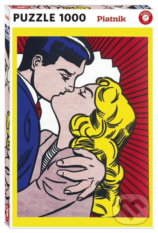 Levně Lichtenstein: Kiss III. - puzzle z kategorie Umelecké