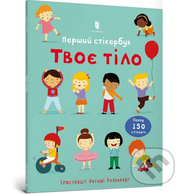 Kniha Usborne First Sticker Book Your Body (Ukrainian language)