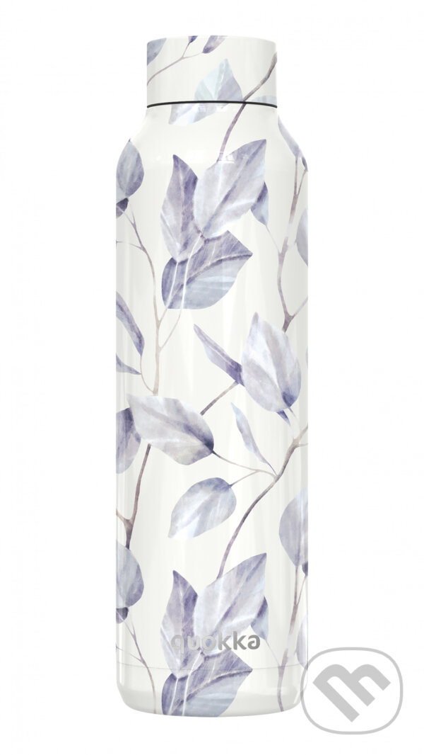 Levně Nerezová termofľaša Solid Grey Bouquet 630 ml