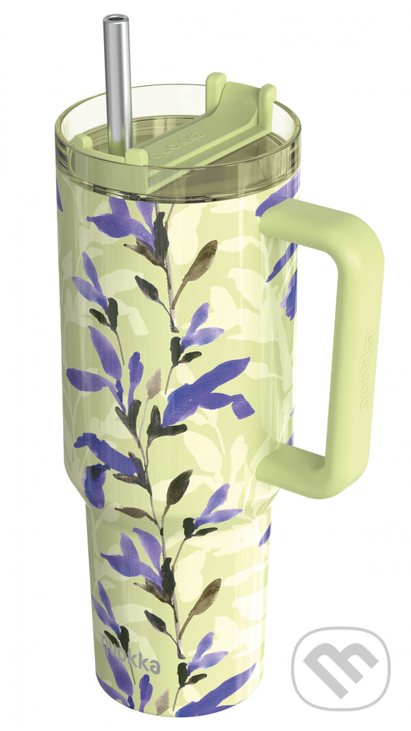 Levně Nerezový termohrnček so slamkou Stream Matcha 1200 ml