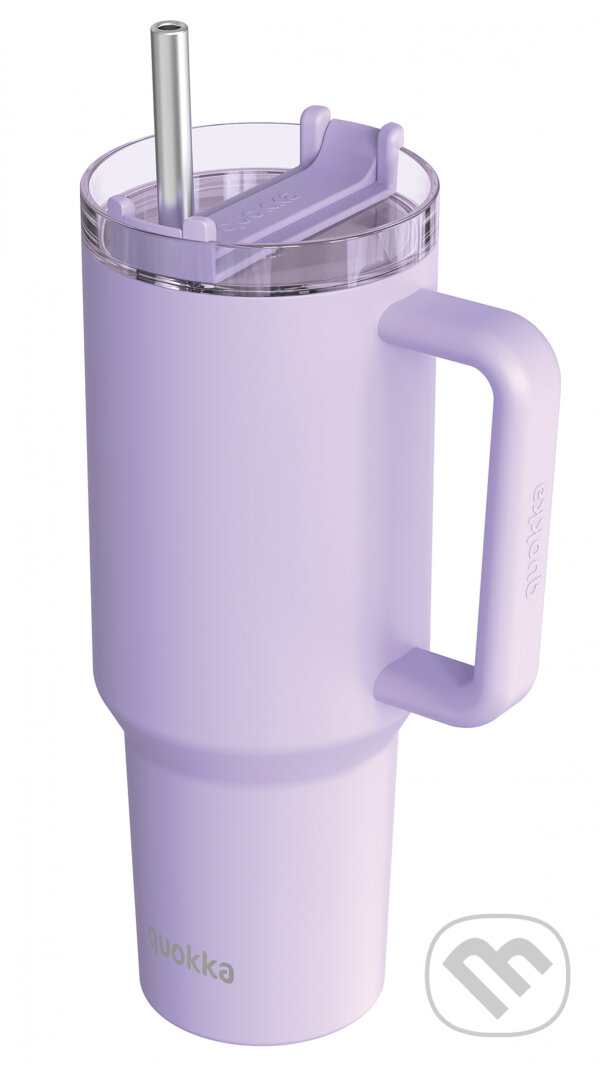 Levně Nerezový termohrnček so slamkou Stream Purple 1200 ml