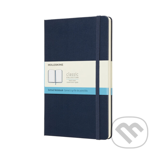 Levně Moleskine - klasický modrý zápisník (stredný, bodkovaný)