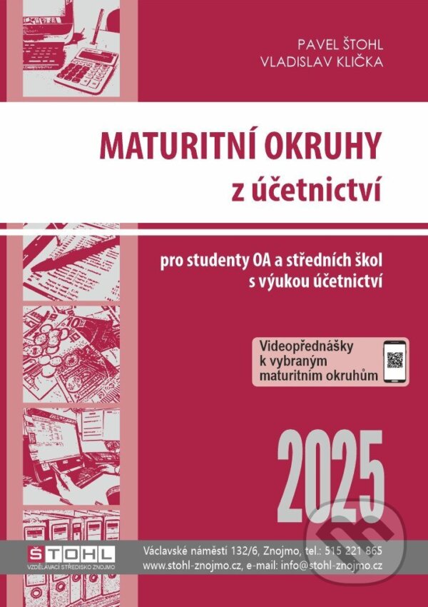 Maturitní okruhy z účetnictví 2025 koupíte na Martinus.cz