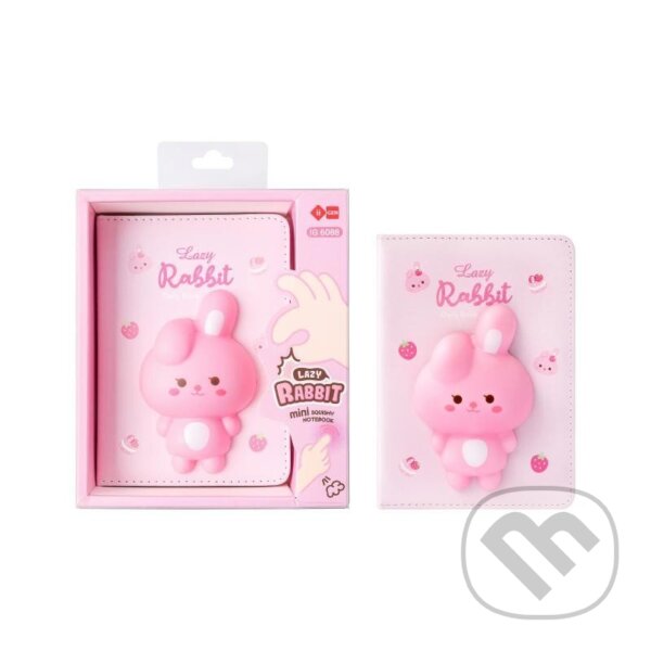 Levně Squishy mini zápisník Králík