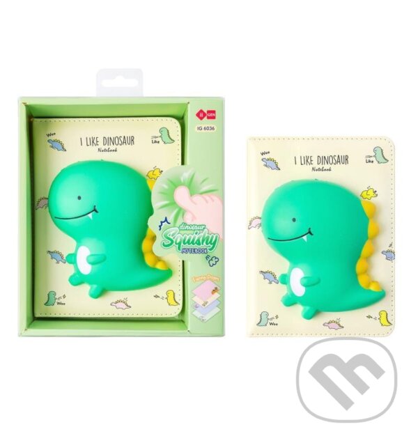 Squishy zápisník Dino