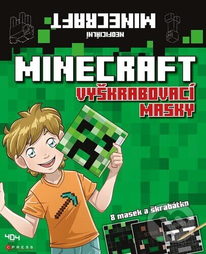 Levně Vyškrabovací masky Minecraft - Daniele Sapuppo - kniha z kategorie Omaľovávanky, vystrihovanie, papier