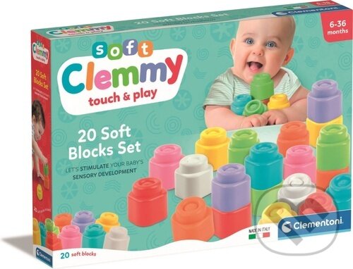 Levně Soft Clemmy Sada 20 měkkých kostek - hra z kategorie Stavebnice