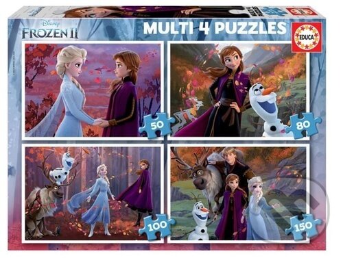 Levně Ledové království 2 (4v1) - puzzle z kategorie Maxi dieliky