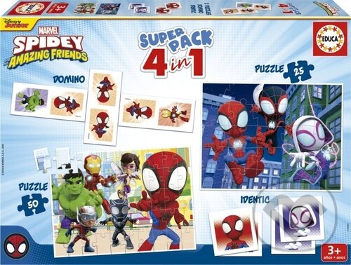 Levně Soubor her Spidey a jeho úžasní přátelé 4v1 - hra z kategorie Ostatné