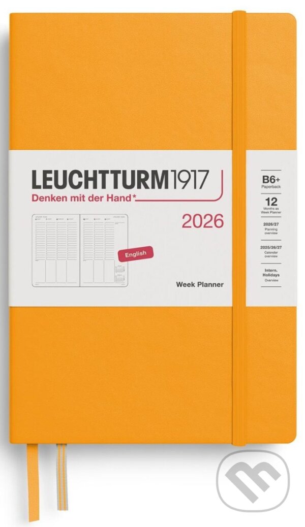 Week Planner 2026 Paperback (B6+) Rising Sun (Leuchtturm1917). Leuchtturm1917, 2025