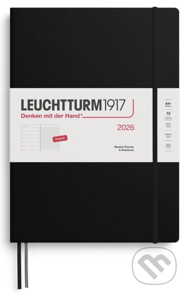 Weekly Planner & Notebook 2026 Master (A4+) Black (Leuchtturm1917). Leuchtturm1917, 2025
