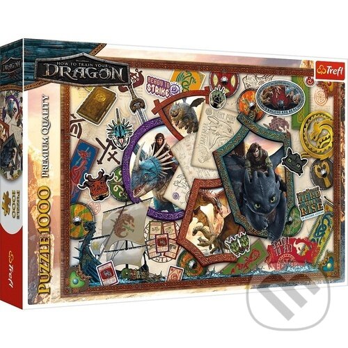 Levně Puzzle Jak vycvičit draka 1000 dílků - puzzle z kategorie Ostatné